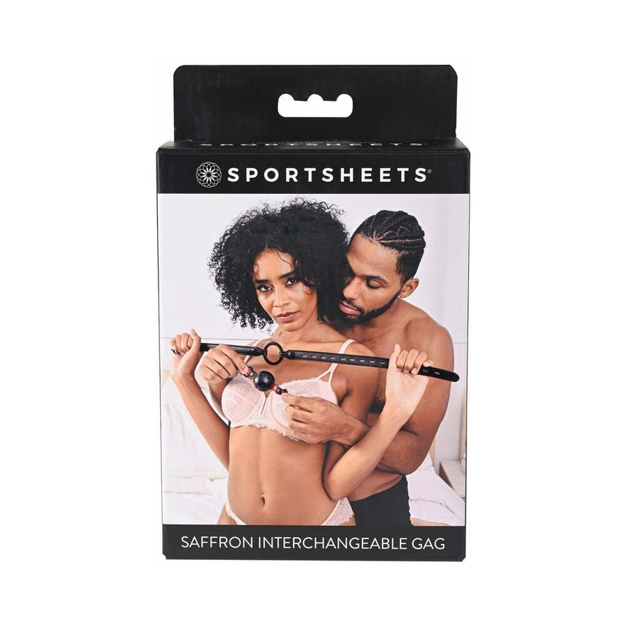 Sportsheets Saffron Interchangeable Gag with Adjustable Buckle - Headshop.com