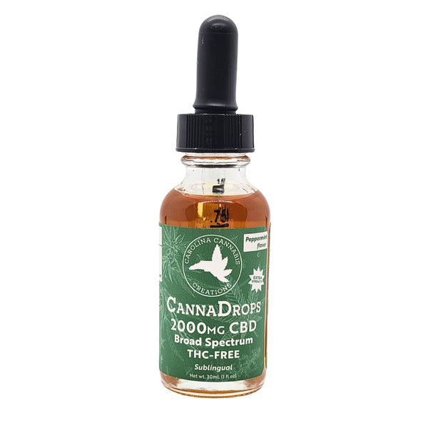 Broad Spectrum 2000mg CBD Oil | Peppermint | Carolina Cannabis Creations Broad Spectrum 2000mg CBD Oil | Peppermint | Carolina Cannabis Creations