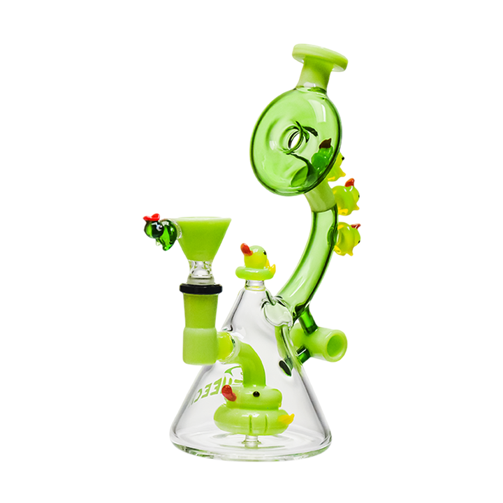 Cheech Glass 8.5" The Ducks on the Ring Water Pipe