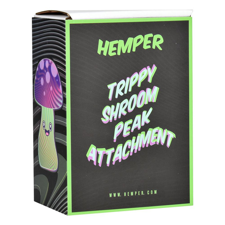 Hemper Trippy Shroom Glass Attachment for Puffco Peak & Peak Pro - 5.75 - Headshop.com
