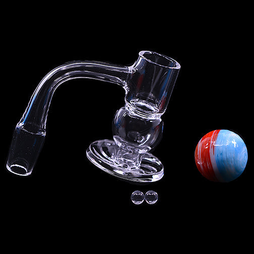 Space King Fully Fused Round Blender Terp Slurper (Light Blue) - Headshop.com