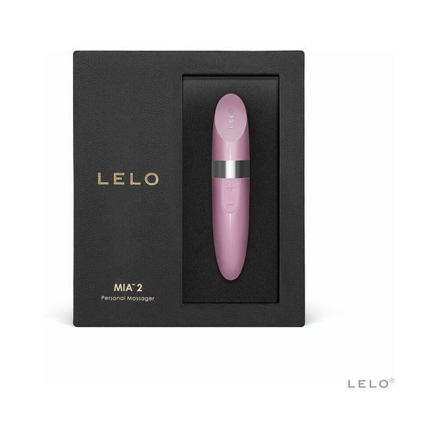 LELO MIA 2 Rechargeable Lipstick Vibrator Petal Pink - Headshop.com