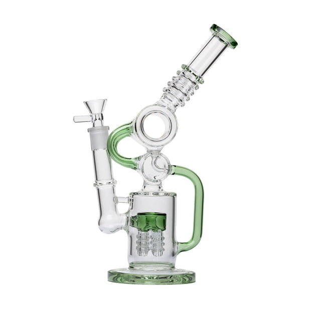Human Grade Raygun Glass Water Pipe Percolator