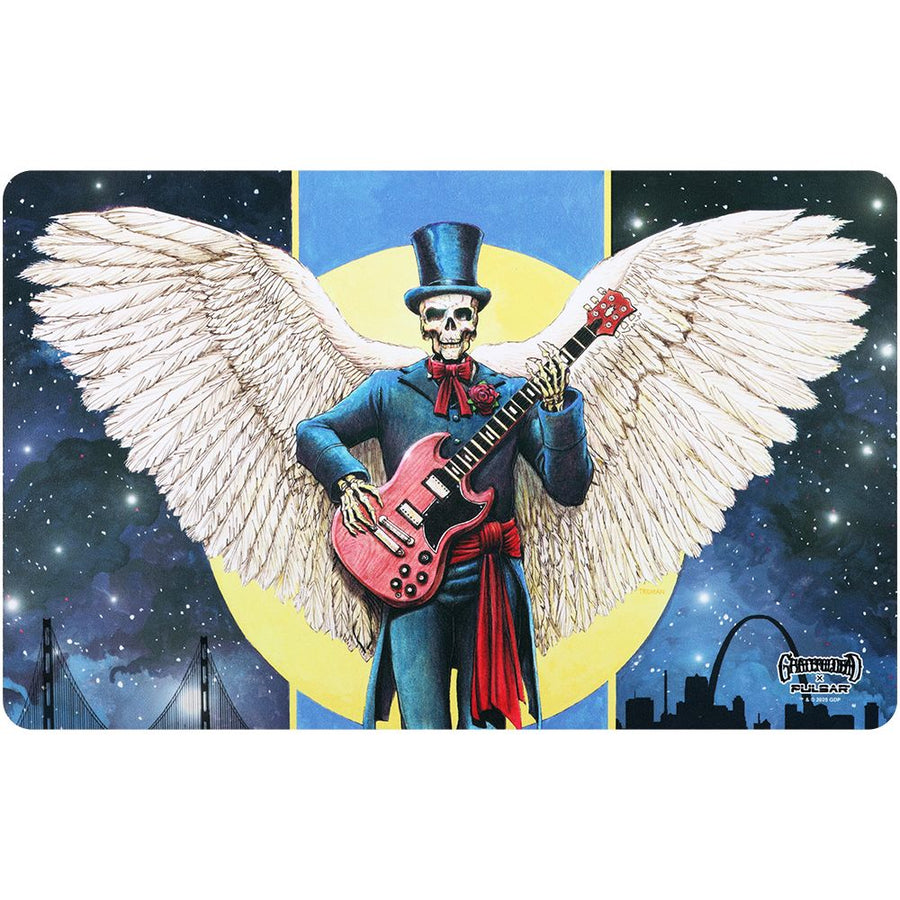 Grateful Dead x Pulsar DabPadz Fabric Top Dab Mat - Angel Of Music / 16"x10" - Headshop.com