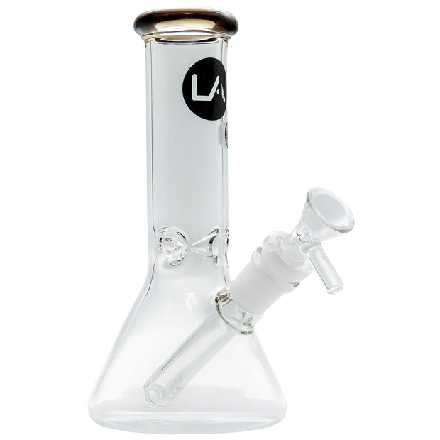 LA Pipes Beaker Bong - Multiple Colors - 8" - Headshop.com