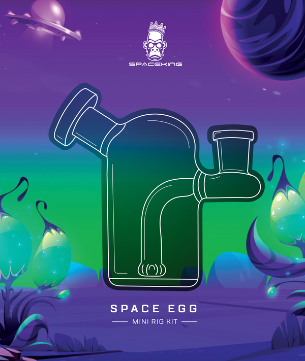 Space King Glass - 'Space Egg' Mini Rig Space King Glass - 'Space Egg' Mini Rig