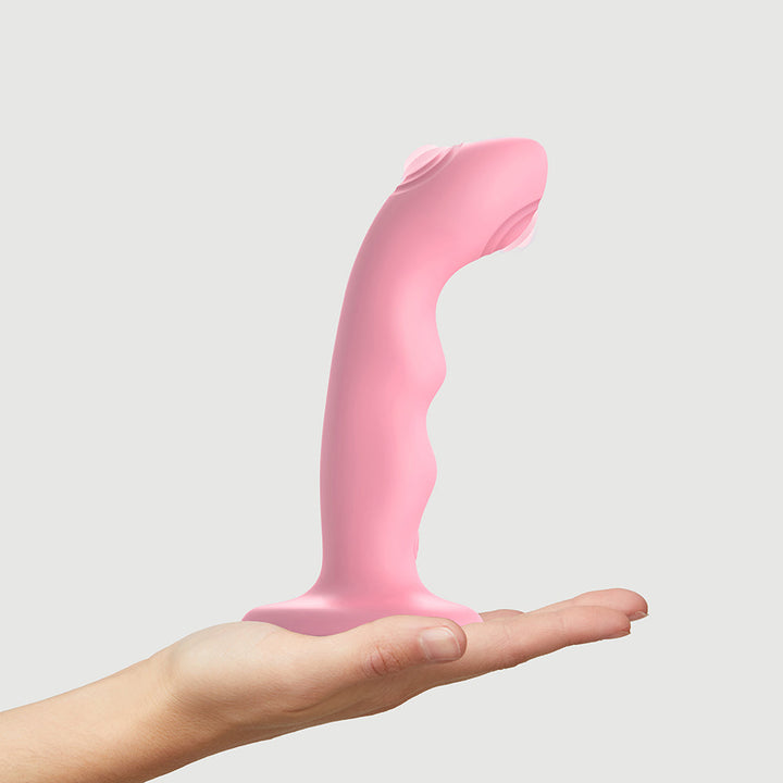 Strap-On-Me Tapping Dildo Wave Coral Pink - Headshop.com