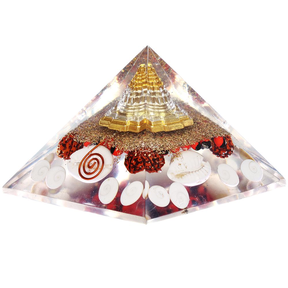 Lucky Champ Orgonite Pyramid - 2.25" - Headshop.com