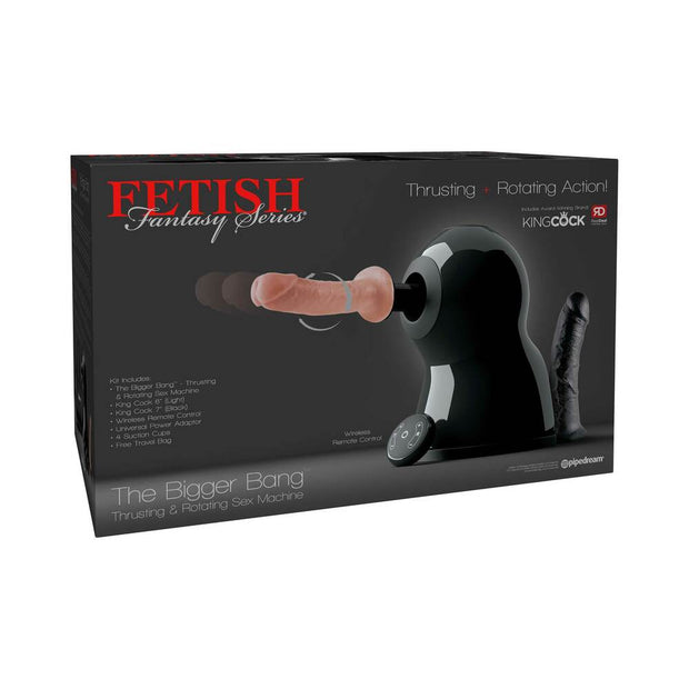 Pipedream Fetish Fantasy Series 7-Piece The Bigger Bang Thrusting & Rotating Sex Machine Kit - Headshop.com