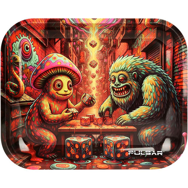 Pulsar Metal Rolling Tray - Back Alley Deal / 13"x 11" Pulsar Metal Rolling Tray - Back Alley Deal / 13"x 11"