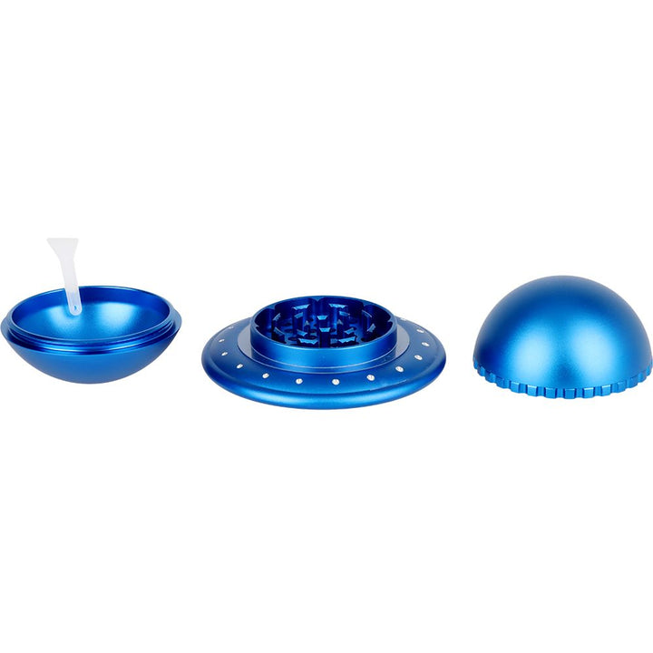 UFO Aluminum Grinder - 3pc / 1.8" / Colors Vary - Headshop.com
