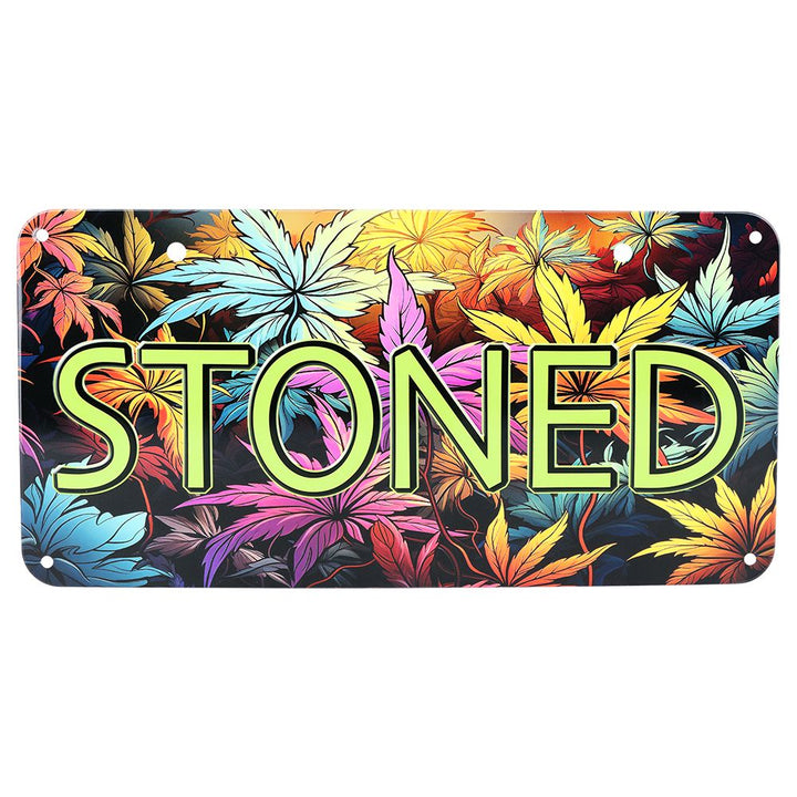 Novelty Embossed Metal License Plate | 12"x6" - Headshop.com