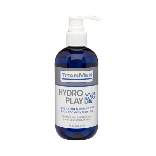 TitanMen - Hydro- Play Water Based Glide 8oz. - Headshop.com