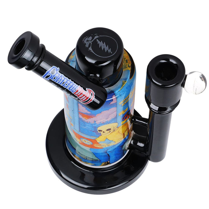 Grateful Dead x Pulsar Inside Print Water Pipe - 8.5" / 14mm F / Deadhead Dorm - Headshop.com