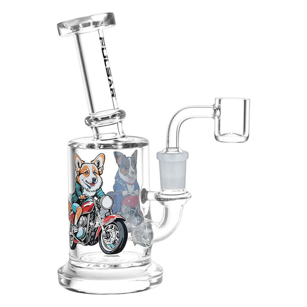Pulsar Moto Corgi Glass Dab Rig - 6.75" / 14mm F Pulsar Moto Corgi Glass Dab Rig - 6.75" / 14mm F