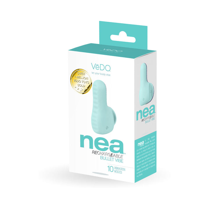VeDO Nea Rechargeable Finger Vibe Tease Me Turquoise - Headshop.com