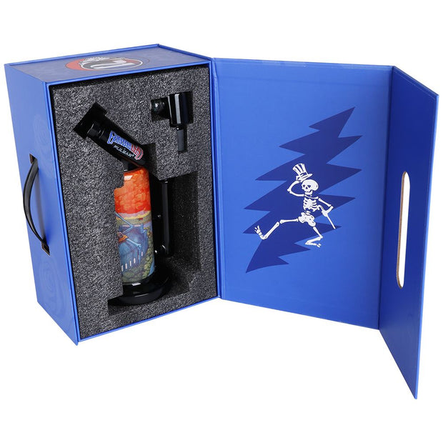 Grateful Dead x Pulsar Inside Print Water Pipe - 8.5" / 14mm F / Boxer - Headshop.com