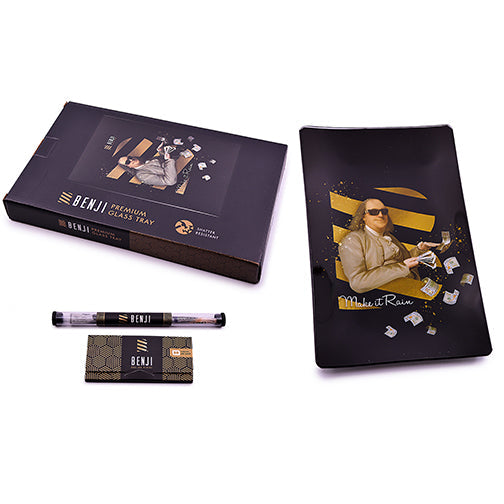 Benji - Shatter-Resistant Glass Tray Kit - Make it Rain - Headshop.com