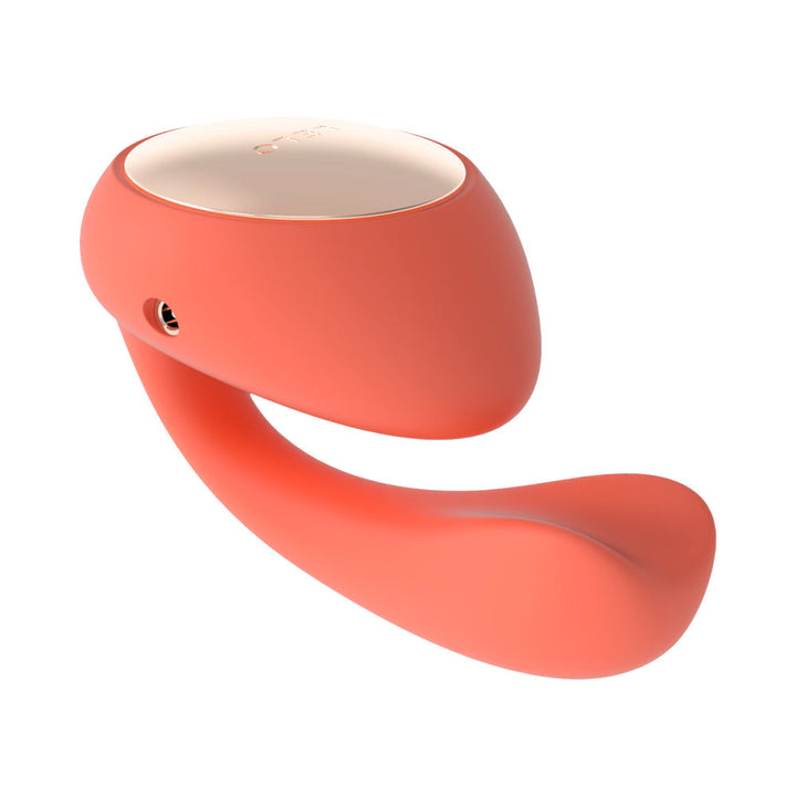 LELO IDA WAVE Rechargeable Dual Stimulator Coral Red - Headshop.com