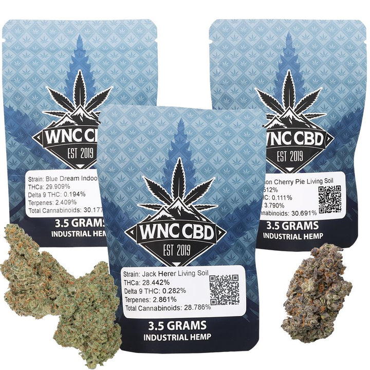 WNC CBD High THCA Indoor Living Soil Flower | 3.5g - Headshop.com