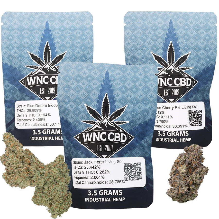 WNC CBD High THCA Indoor Living Soil Flower | 3.5g - Headshop.com