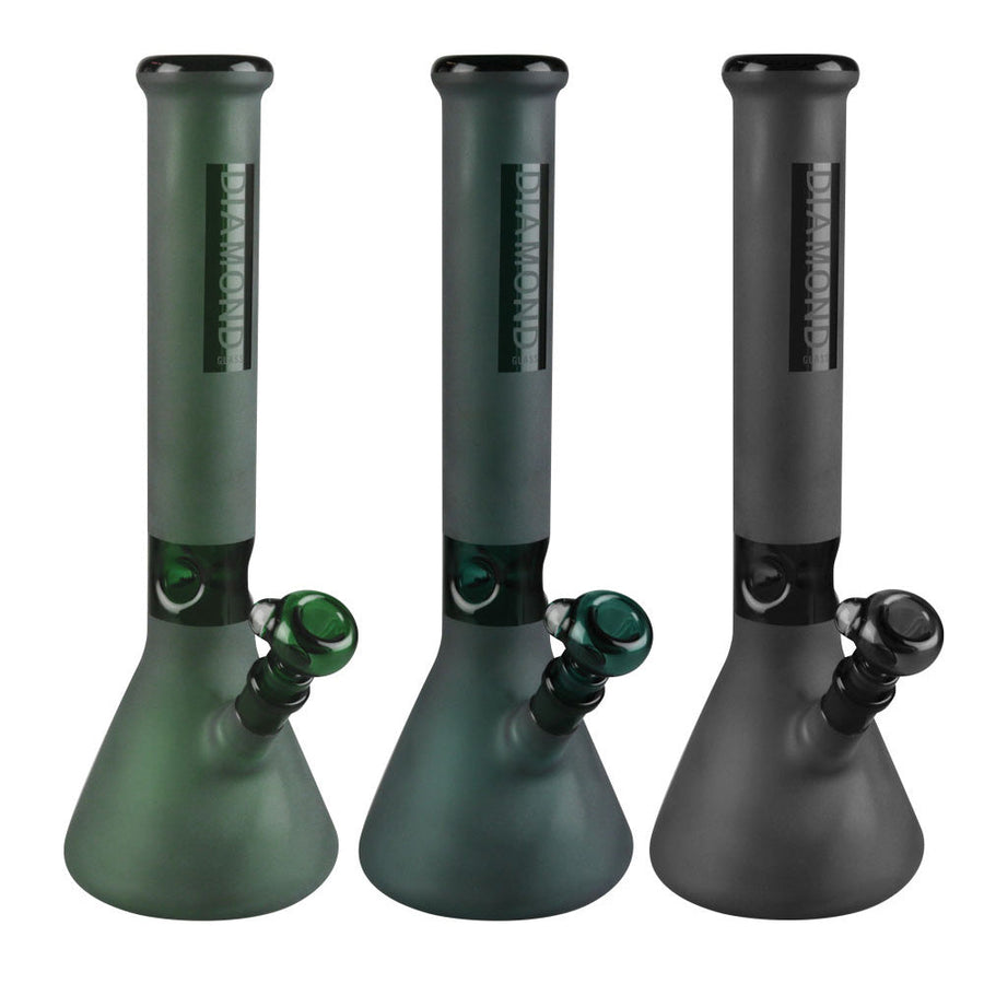 Diamond Glass Beaker Bong - Headshop.com