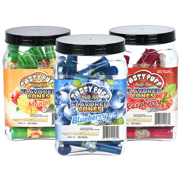 Tasty Puff Tasty Tips Pre-Rolled Cones | 3pk | 30pc Display Tasty Puff Tasty Tips Pre-Rolled Cones | 3pk | 30pc Display