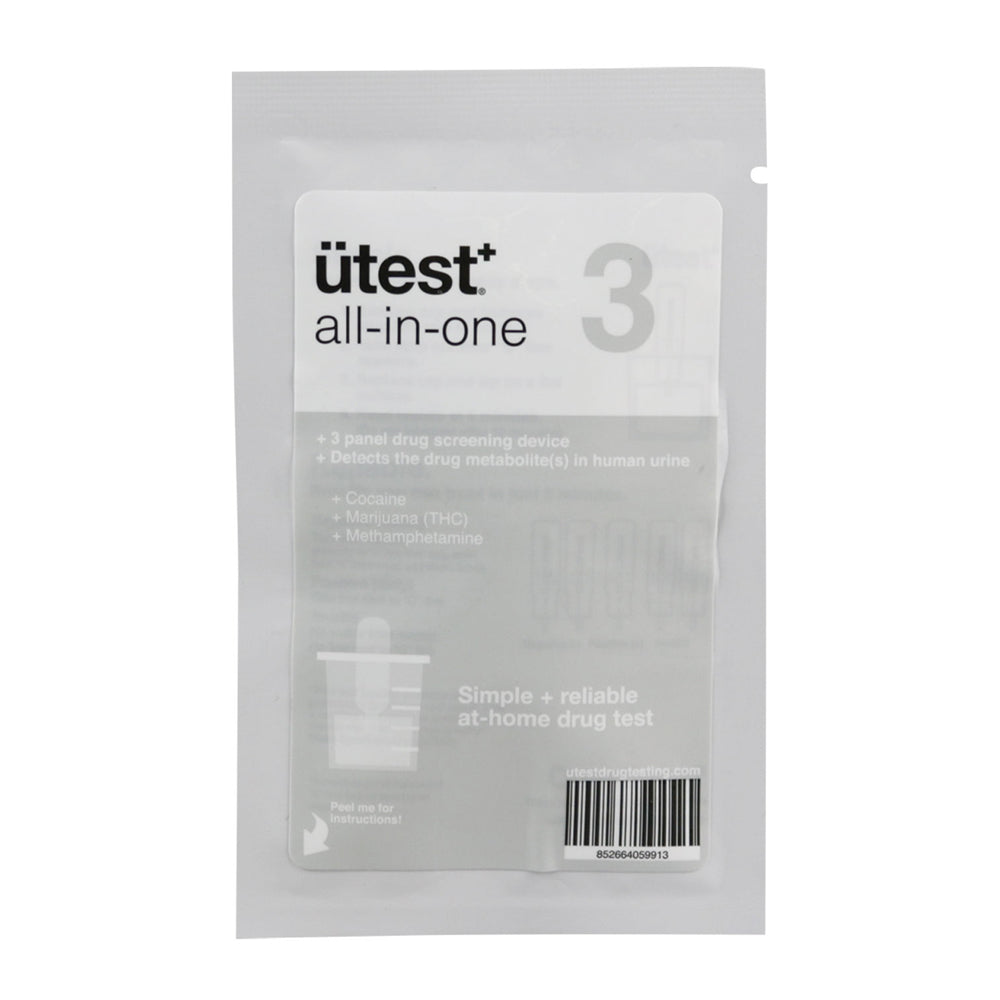 UTest 3 Panel Drug Screen Test - THC/COC/METH - Headshop.com
