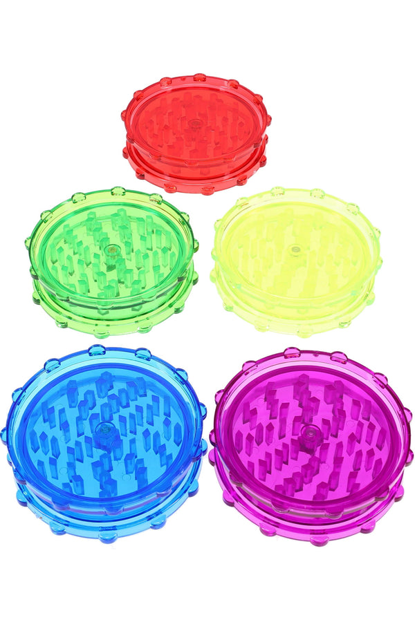 3" Acrylic Magnetic 2-Part Herb Grinder “Color Pop” – Choose Color 3" Acrylic Magnetic 2-Part Herb Grinder “Color Pop” – Choose Color