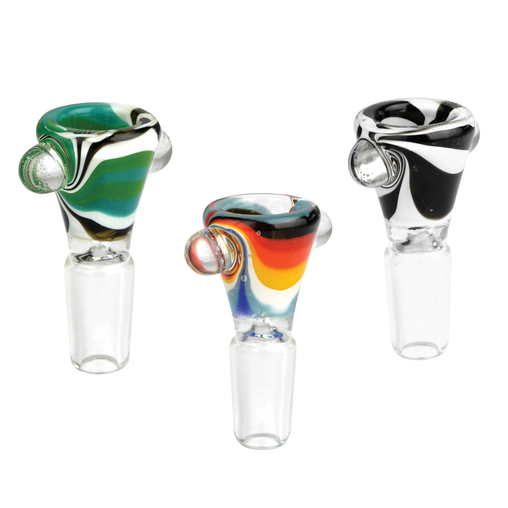 Pulsar Worked Swirl Herb Slide - Colors Vary - Headshop.com