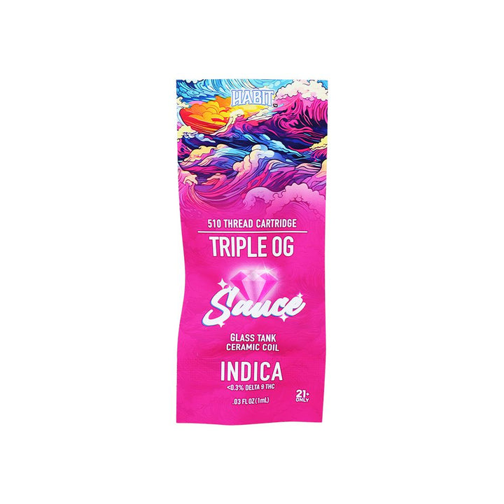 Habit THCA Sauce Ceramic Coil Cartridge | 1g | 10ct - Headshop.com