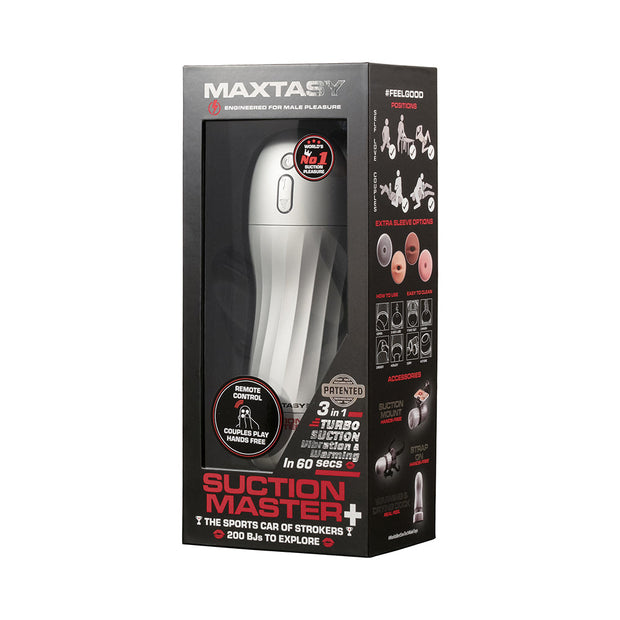 Maxtasy Suction Master Realistic With Remote Nude Plus - Headshop.com