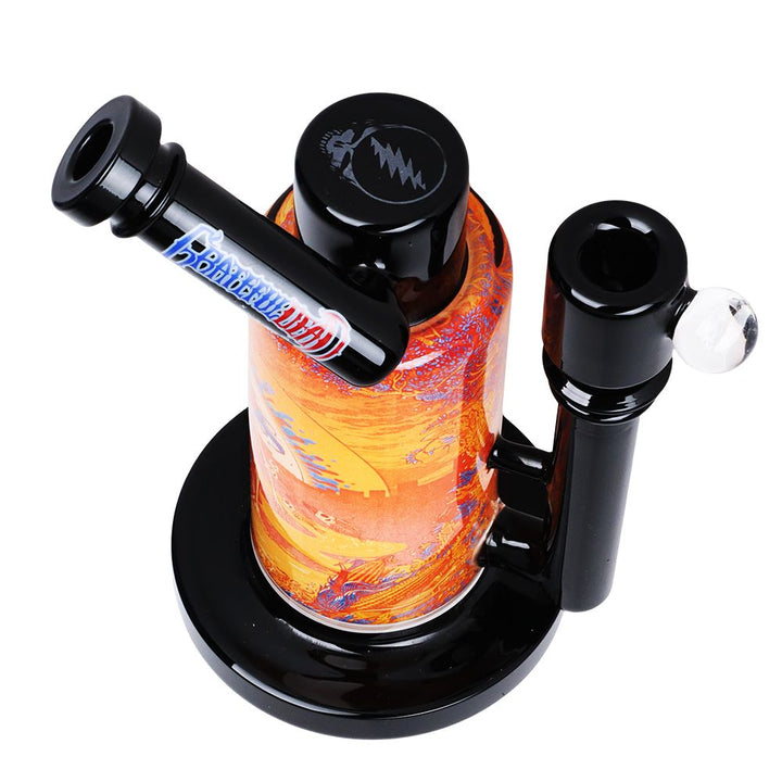 Grateful Dead x Pulsar Inside Print Water Pipe - 8.5" / 14mm F / Sunset Dance - Headshop.com