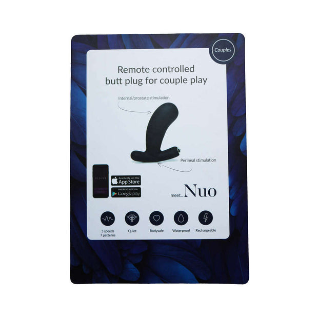 Je Joue Nuo V.2 App-Compatible Anal Plug Black - Headshop.com