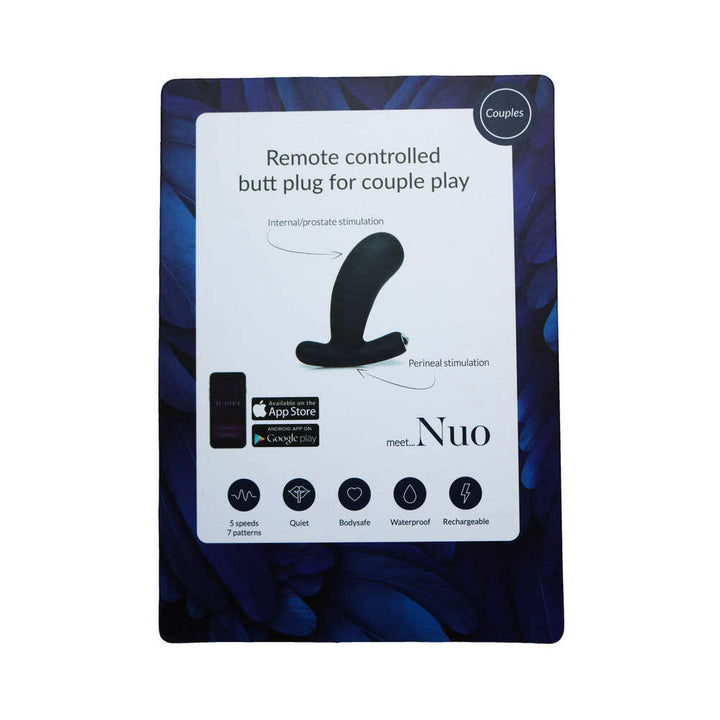 Je Joue Nuo V.2 App-Compatible Anal Plug Black - Headshop.com