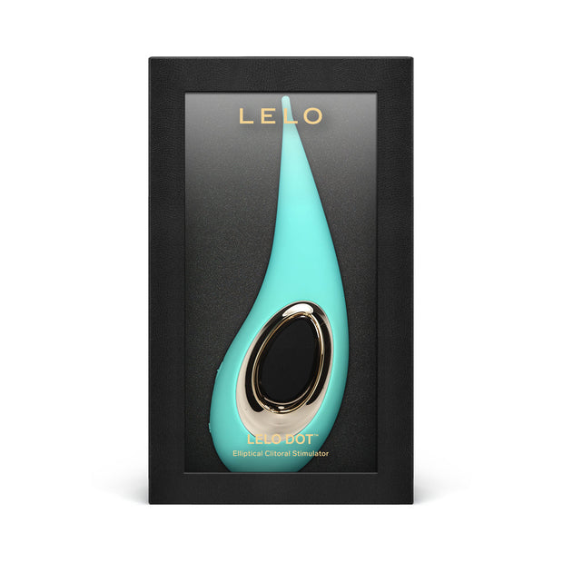 LELO DOT Elliptical Clitoral Stimulator Aqua - Headshop.com