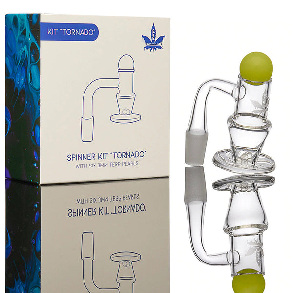 aLeaf Quartz Banger Spinner Kit - Tornado/14mm M/90 Degree aLeaf Quartz Banger Spinner Kit - Tornado/14mm M/90 Degree