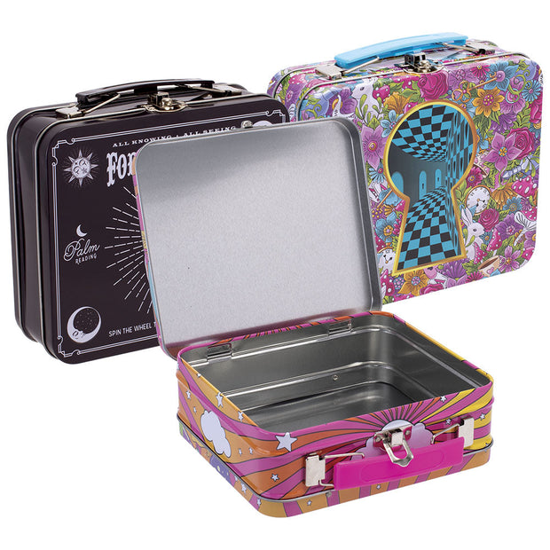 Fujima Handled Tin Stash Box | 6.5" - Headshop.com