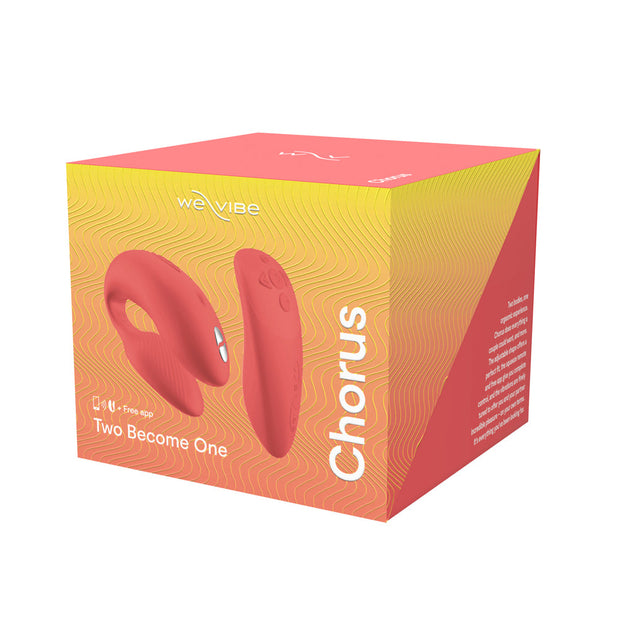 We-Vibe Chorus Rechargeable Remote-Controlled Silicone Couples Vibrator Crave Coral - Headshop.com