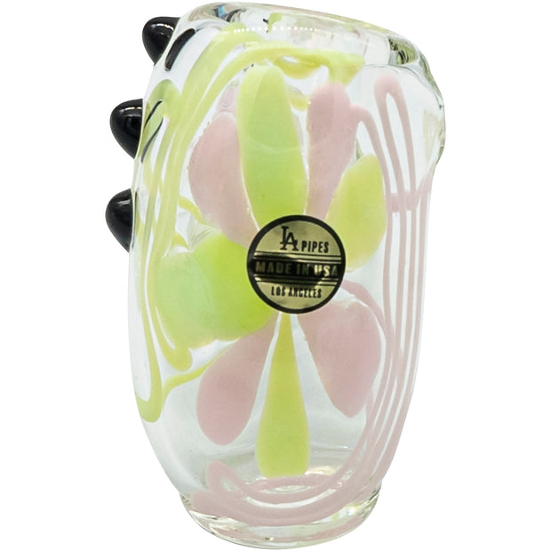 LA Pipes Green Slyme and Bubble Gum Twist Hammer Pipe - Headshop.com