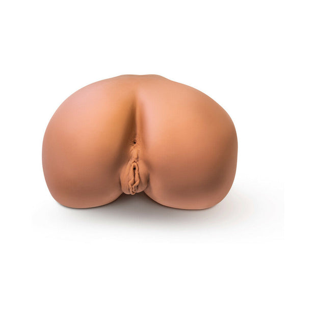 X5 Men Rita Dual Entry Masturbator with Remote-Controlled Bullet Vibrator Tan - Headshop.com