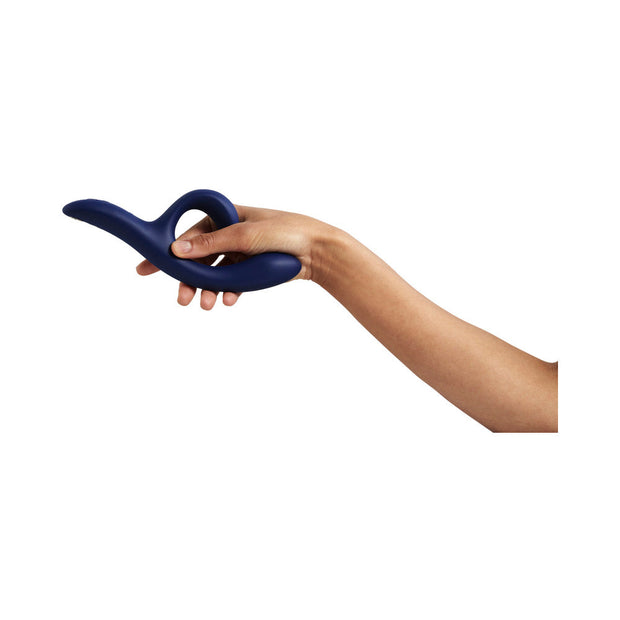 We-Vibe Nova 2 Rechargeable Flexible Silicone Rabbit Vibrator Midnight Blue - Headshop.com