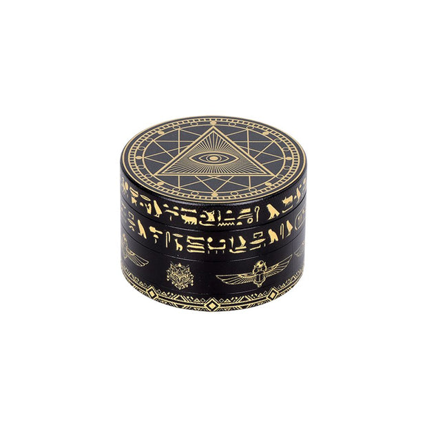 All-Seeing Eye Metal Grinder - 4pc / 2.5" 12ct - Headshop.com