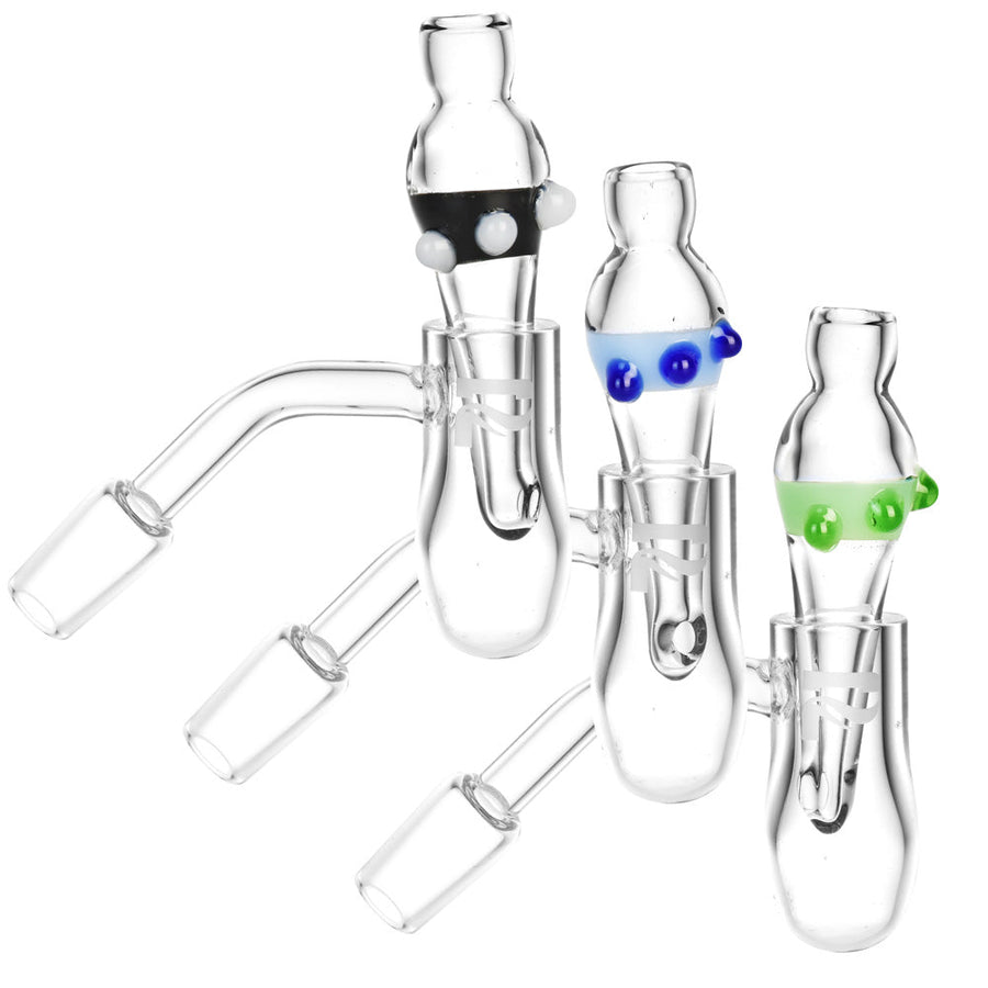 Pulsar Round Bottom Deep Banger & Cap Set - 2"/14mm M/Colors Vary - Headshop.com