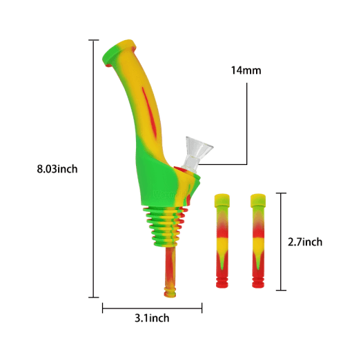 Waxmaid 8″ Universal Traveler Water Bottle Pipe - Headshop.com