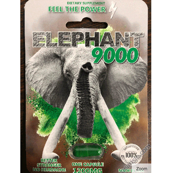 Elephant 9000 Herbal Male Enhancer Supplement 1ct Elephant 9000 Herbal Male Enhancer Supplement 1ct