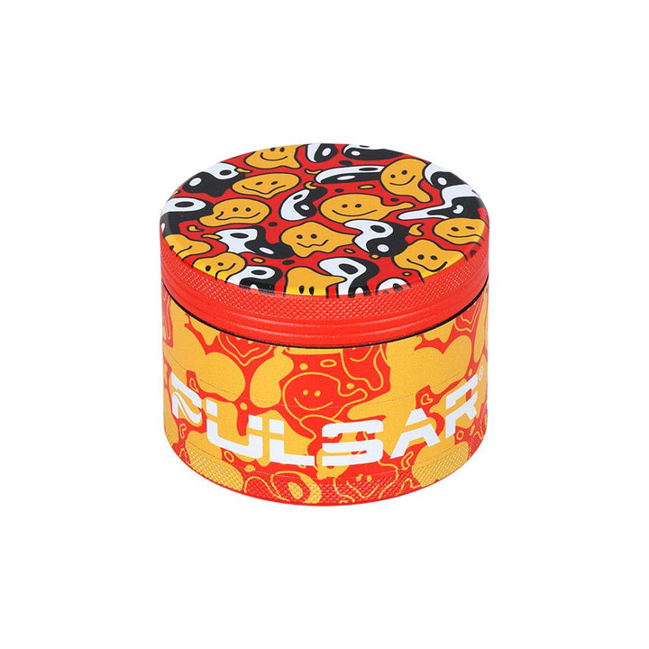 6CT DISPLAY - Pulsar Design Series Aluminum Grinder V2 - 4pc / 2.5" / Assorted Designs