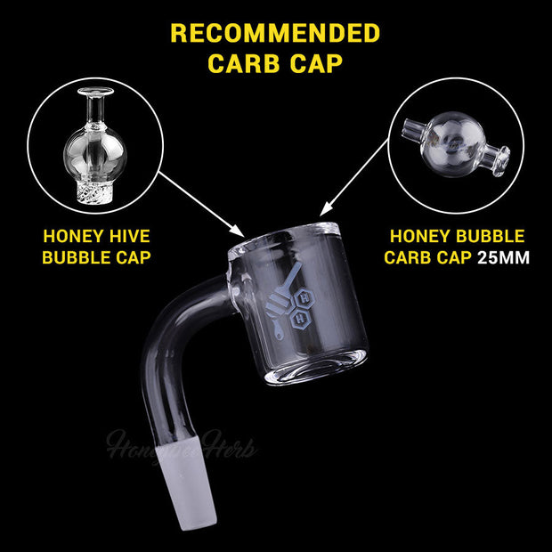ORIGINAL BEVEL QUARTZ BANGER - 90° DEGREE | YL - Headshop.com