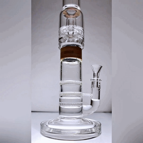 Vitae Glass 16" Tri-UFO Bong - Headshop.com