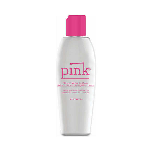 Pink Silicone Lubricant 4.7 oz. - Headshop.com
